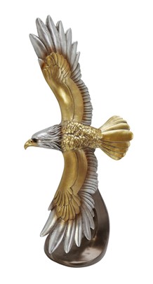 Eagle Silver and Gold Soaring