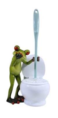 Frog Toilet Brush and Holder