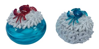 Crab Coral Trinket Box Set