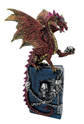 Dragon Red Skull Book