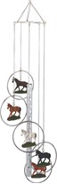 View 5-Ring Polyresin Horse Wind Chime