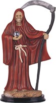 View 12" Santa Muerte Red
