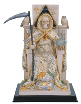 View 10" Santa Muerte-Money Sitting