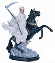 View 12" Santa Muerte horse White