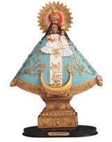 View 16" Our Lady of Talpa Blue