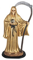 View Large-scale 24" Santa Muerte Gold