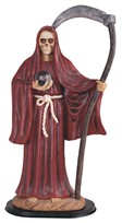 View Large-scale 24" Santa Muerte Red