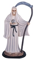 View Large-scale 24" Santa Muerte in White