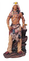 View Indian Warrior with Eagle