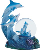 View Snow Globe Dolphin
