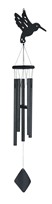 View Black Hummingbird Wood/Metal Wind Chime