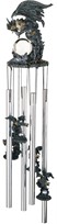 View Dragon Wind Chime with Crystal, Round Top