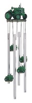 View Green Tractor Round Top Wind Chime