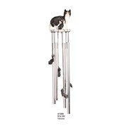 View Cat Round Top Wind Chime