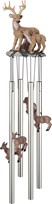 View Deer with Fawn Round Top Wind Chime