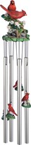 View Cardinals Round Top Wind Chime