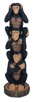 View Stacked See/Speak/Hear No Evil Monkeys