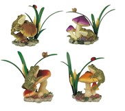 View Frog on Mushroom Set