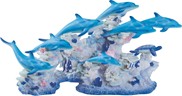 View Blue Dolphins with Coral