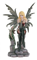 View Red Fairy with Green Dragon