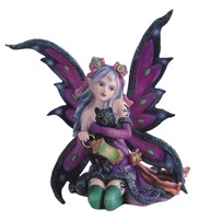 View Pink Fairy with Black Cat