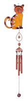 View Cat Wind Chime