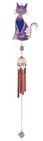 View Cat Wind Chime