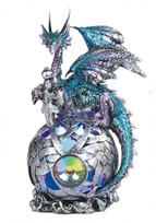 View Blue Purple Dragon w/LED Globe
