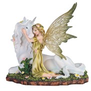 View Green Fairy with Unicorn