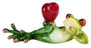 View Frog with Red Heart