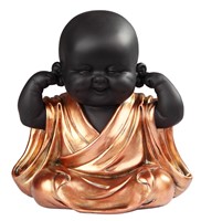 View Hear no Evil Monk in Gold&Black