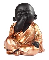 View Speak no Evil Monk in Golden&Black