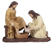 View 7" Jesus Washing Disciple's Feet