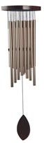 View Wood Top Oval Shape Black Chime