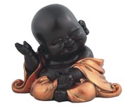 View Little Buddhist Monk in Golden/Black