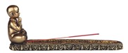 View Little Buddhist Monk Incense Burner