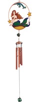 View Mermaid Copper Gem Chime