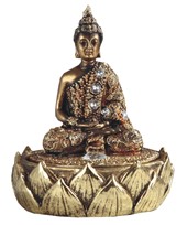View Golden Thai Buddha Trinket Box