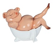 View Piggy Bathing
