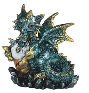 View Blue Dragon Holds Egg