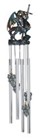 View Armored Dragon Wind Chime, Round Top