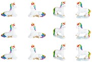 View Mini Unicorn with Rainbow Mane Set