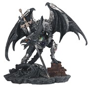 View Large-scale Black Dragon in Armor