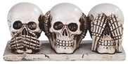 View Skull Hear/See/Speak no Evil