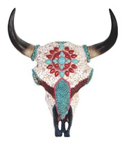 View Buffalo Skull Wall Plaque