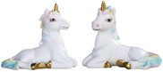 View Lucite Unicorn with Rainbow Mane 2 pc Set