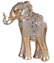 View Decorative Gem/Slim Golden Elephant