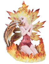 View Fire Fairy with Dragon