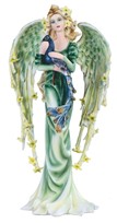 View Green Angel Fairy with Peacock