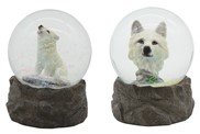 View Snow Wolf Snow Globe